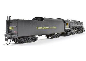 HO Brass Gem Models C&O - Chesapeake & Ohio 4-8-4 J-3a Greenbrier Custom Painted No. 613