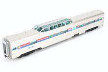 Load image into Gallery viewer, HO Brass TCY - The Coach Yard Amtrak Ex. ATSF - Santa Fe 1950 Pullman Lightweight Pleasure Dome Pro-Painted &amp; Detailed by Boyd Reyes
