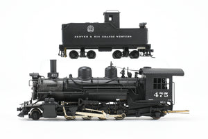 HOn3 Brass Westside Model Co. D&RGW - Denver & Rio Grande Western K-28 2-8-2 Early Run  CP #475