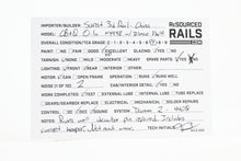 Load image into Gallery viewer, O Brass Sunset Models Third Rail CB&amp;Q - Burlington Route O-1a 2-8-2 W/Switcher Pilot and Soundtraxx Tsunami II Sound Decoder FP #4978

