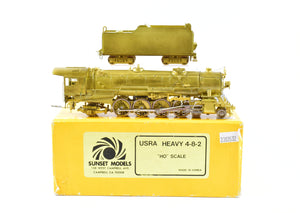 HO Brass Sunset Models USRA - United States Railway Administration Heavy 4-8-2 Mountain