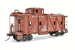 HO Brass OMI - Overland Models, Inc. CRI&P - Rock Island Outside Braced Wood Caboose CP No.17925 w/Replacement Trucks