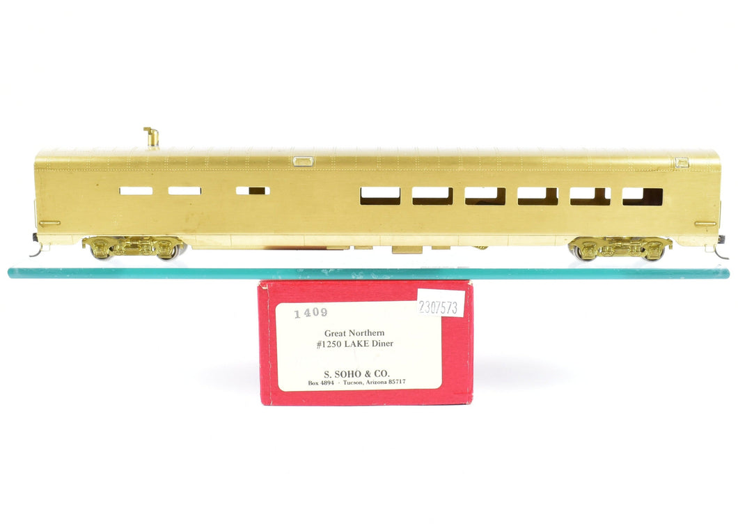 HO Brass S. Soho & Co.  GN - Great Northern #1250 Lake series Diner unpainted
