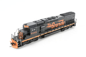 HO Brass Alco Models D&RGW - Rio Grande EMD SD-40T-2 Diesel Custom Painted No. 5347