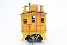 Load image into Gallery viewer, O Brass Sunset Models Third Rail UP - Union Pacific CA-1 Wood Caboose FP in Yellow/Brown No. 25773
