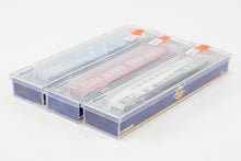 Load image into Gallery viewer, N Athearn Metrolink Bombardier Coach 3-Pack Special Edition "Bikes" and "Stay Alert Stay Alive" Cars - MISSING OUTER SLEEVE
