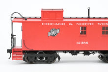 Load image into Gallery viewer, O Brass DVP - Division Point C&amp;NW - Chicago &amp; North Western Cupola Caboose w/o Windows Factory Painted No. 12388 ONE END DOOR LOOSE
