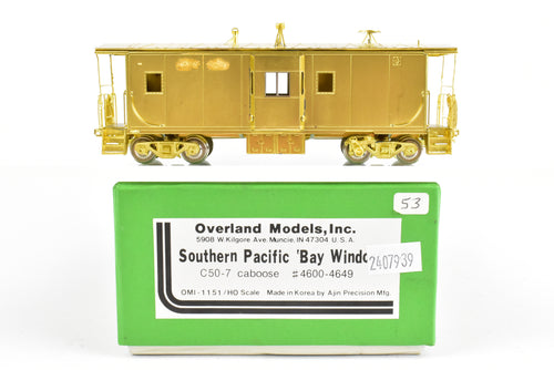 HO Brass OMI - Overland Models, Inc. SP - Southern Pacific C 50-7 Bay Window Caboose #4600-4659