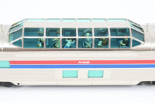 Load image into Gallery viewer, HO Brass TCY - The Coach Yard Amtrak Ex. ATSF - Santa Fe 1950 Pullman Lightweight Pleasure Dome Pro-Painted &amp; Detailed by Boyd Reyes
