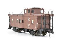 Load image into Gallery viewer, HO Brass OMI - Overland Models, Inc. MP - Missouri Pacific Cupola &amp; Bay Window Caboose Painted WRONG BOX

