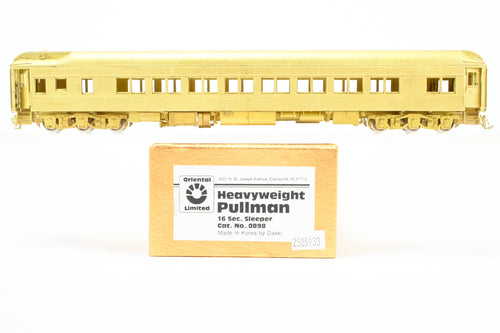 HO Brass Oriental Limited Various Roads Pullman Heavyweight 16-Section Tourist Sleeper w/Mechanical A/C