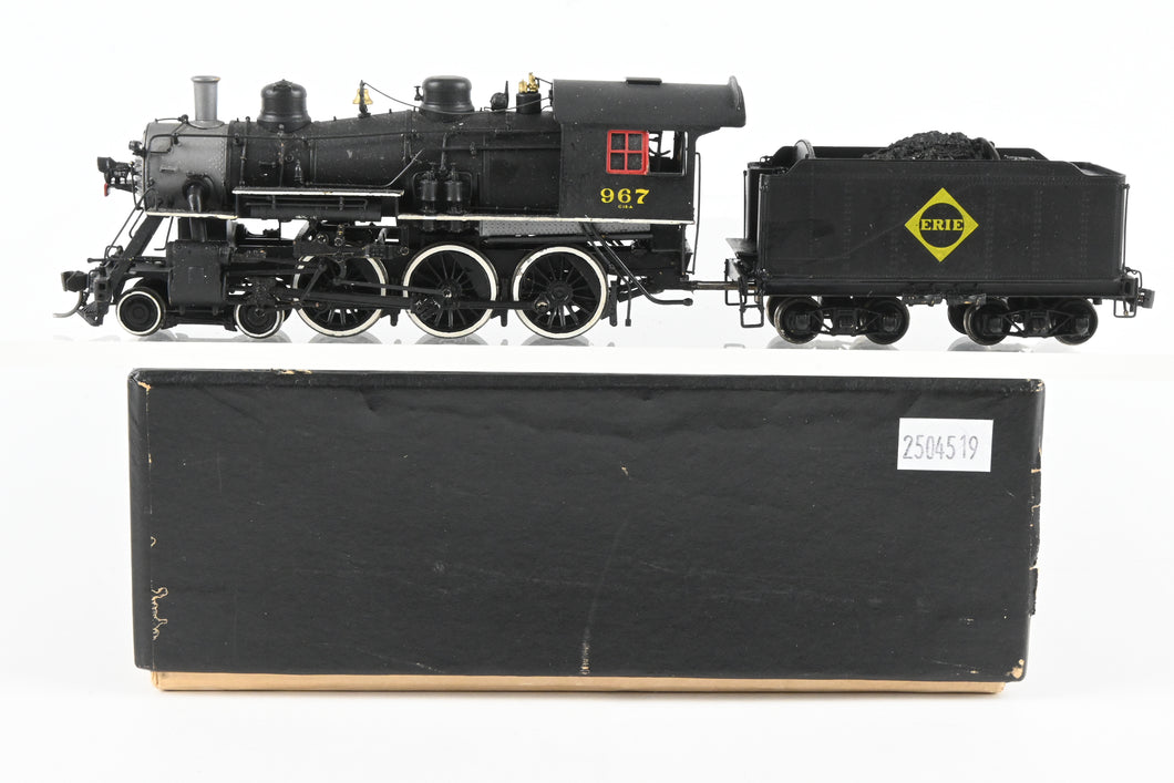 HO Brass NPP - Nickel Plate Products Erie - Erie Railroad Class G15A 4-6-0 Custom Painted No. 967