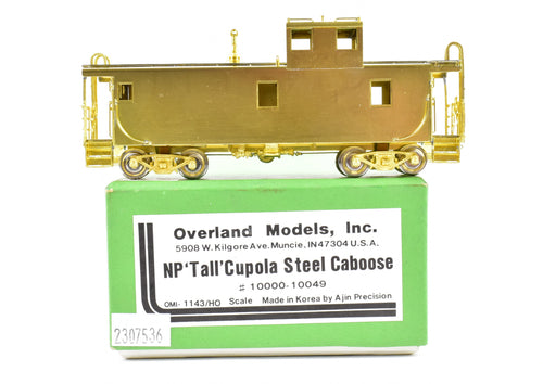 HO Brass OMI - Overland Models, Inc. NP - Northern Pacific Steel Tall Cupola Caboose