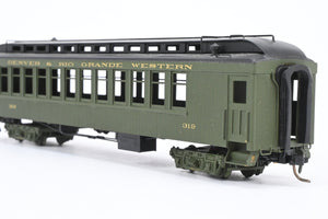 HOn3 Brass Soho D&RGW - Denver & Rio Grande Western #319 Coach Custom Painted