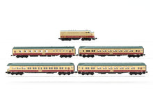 Load image into Gallery viewer, N Microtrains Line Napa Valley Wine Train 4-Pack w/Bonus FT Powered A-unit
