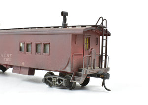 HO Brass Hallmark Models ATSF - Santa Fe Transfer Caboose Custom Painted and Weathered