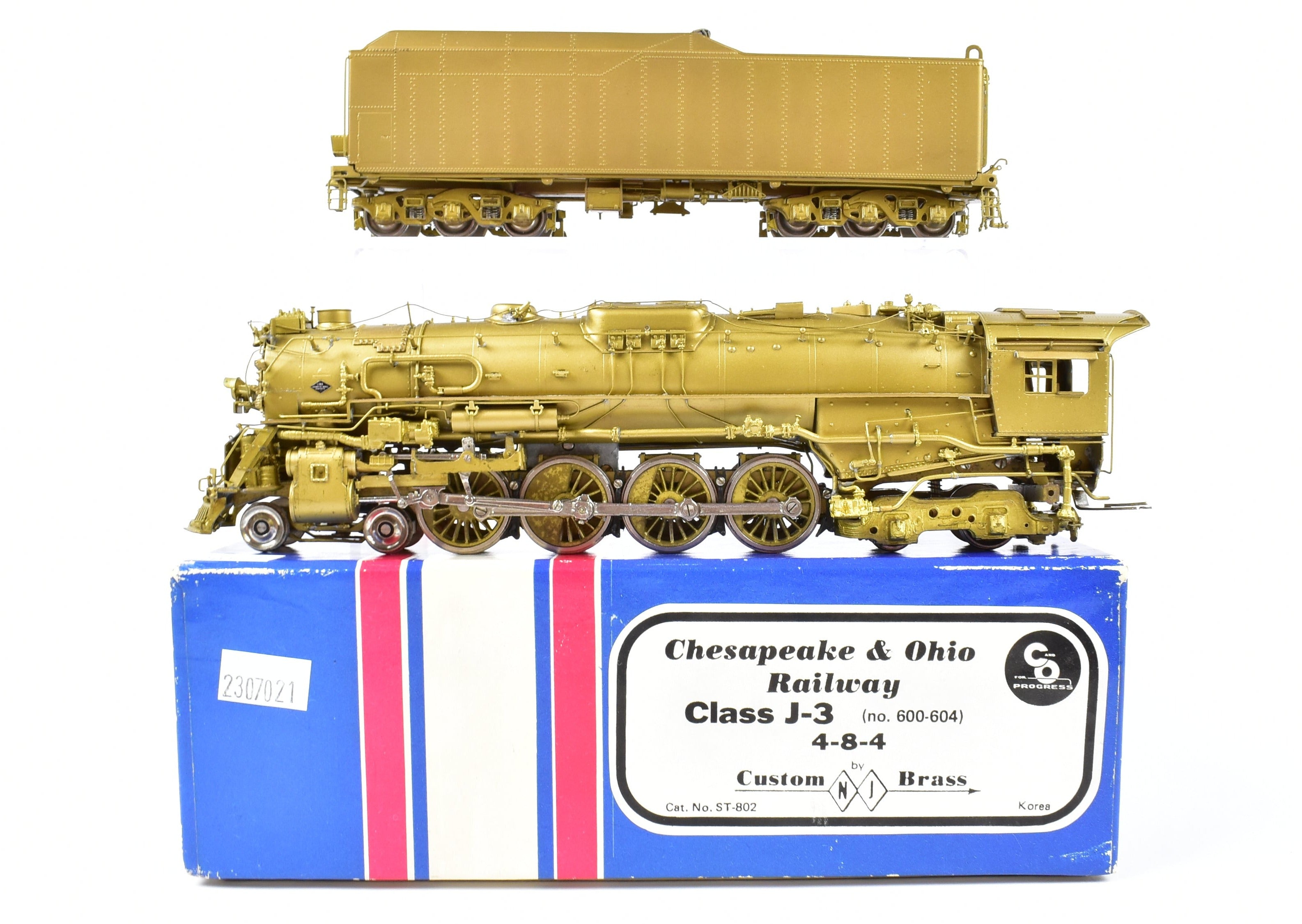 HO Brass NJ Custom Brass C&O - Chesapeake & Ohio J-3 4-8-4 No. 600-604 –  ReSourced Rails