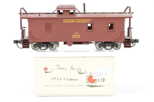 HO Brass Trains Inc. UP - Union Pacific CA-1 Wood Caboose Custom Painted