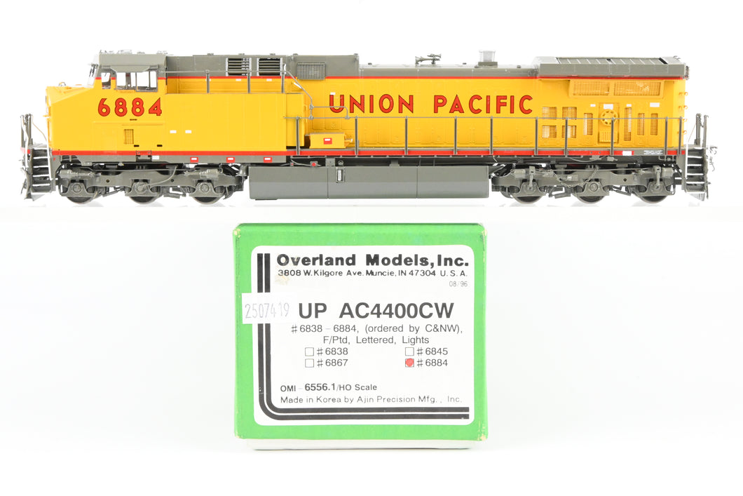 HO Brass OMI - Overland Models Inc. UP - Union Pacific GE AC4400CW (Ex. C&NW - Chicago & Northwestern) Factory Painted No. 6884