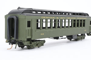 HOn3 Brass Soho D&RGW - Denver & Rio Grande Western #319 Coach Custom Painted