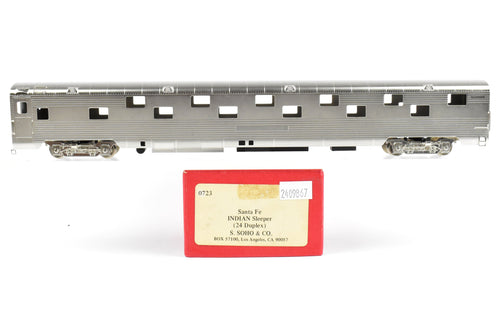 HO Brass Soho ATSF - Santa Fe P-S Indian Series 24 Duplex Sleeper
