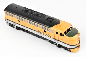 HO Brass Oriental Limited D&RGW - Rio Grande EMD F9 A/B/B Set 1750 HP Each Factory Painted