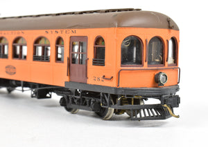 HO Brass GSB Rail Associates IT - Illinois Traction Tangerine Flyer Powered Combine Pro Painted #282