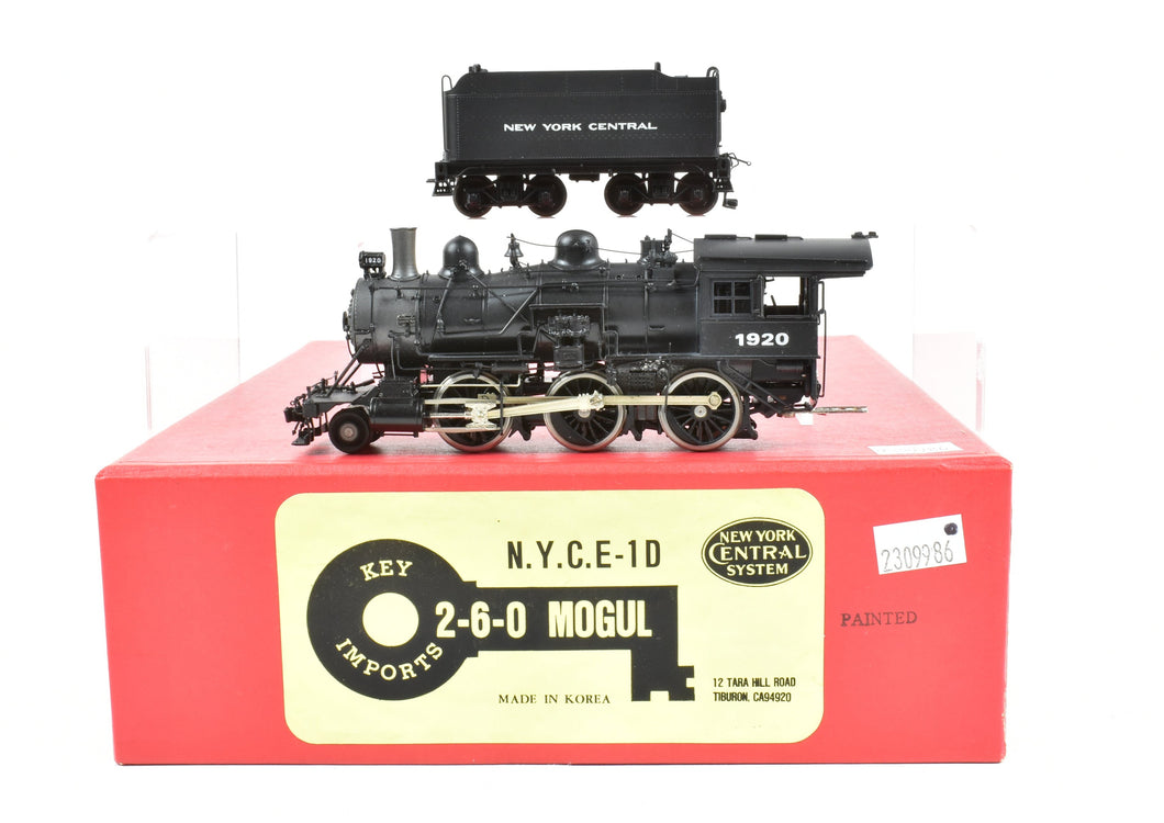 HO Brass Key Imports NYC - New York Central E-1D 2-6-0 Mogul CP