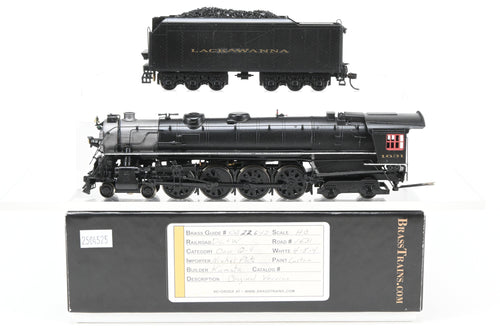 HO Brass NPP - Nickel Plate Products DL&W - Lackawanna Class Q-4 Class 4-8-4 Pocono, Original Version Custom Painted No. 1631 REPLACEMENT BOX