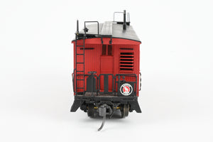 HO Brass Oriental Limited GN - Great Northern 25 Foot Yard Service Caboose Custom Painted & Weathered WRONG BOX