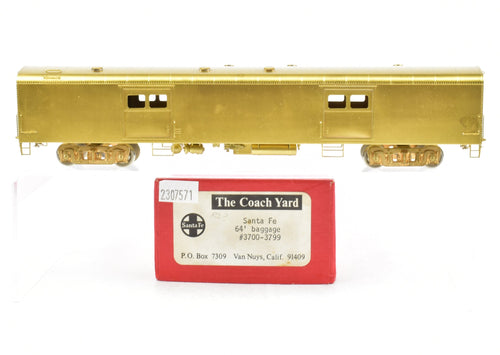 HO Brass TCY - The Coach Yard ATSF - Santa Fe 64' Baggage Car 33700-3799 Unpainted