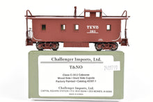 Load image into Gallery viewer, HO Brass CIL - Challenger Imports T&amp;NO - Texas and New Orleans Class C-30-2 Caboose wood Side Slant Side Cupola FP #383
