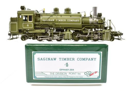 HO Brass DVP - Division Point Saginaw Timber Company #4 2-6-6-2T Baldwin Logging Mallet