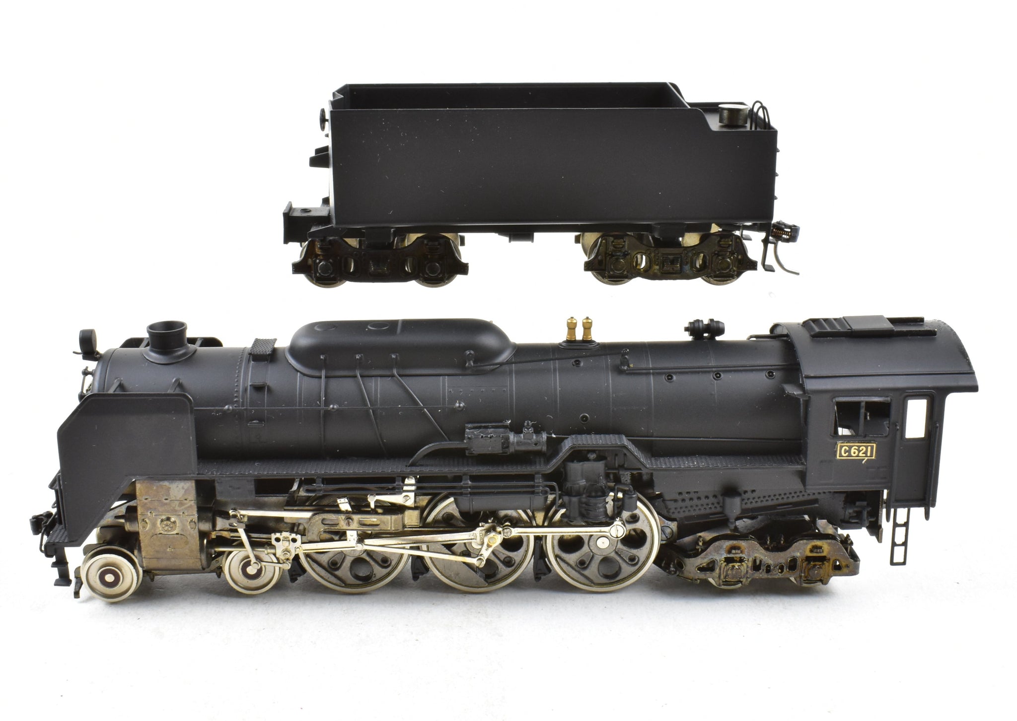 Katsumi Models H0 Japon - 2-8-2 D5 Japan Railways #51207, laiton Katsumi Models H0 Japon - 2-8-2 D5 Japan Railways #51207, laiton