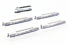 Load image into Gallery viewer, N Kato Metrolink EMD F40PH, Three Athearn Bombardier Coaches and One Control Car Factory Painted NO BOX
