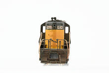 Load image into Gallery viewer, N Brass Hallmark Models C&amp;NW - Chicago &amp; North Western EMD GP-9 Standard Version with Removable Dynamic Brakes Custom Painted &amp; Weathered No. 4514

