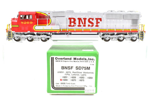 HO Brass OMI - Overland Models, Inc.  BNSF - Burlington Northern Santa Fe EMD SD75M FP #8269