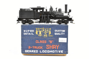 HO Brass PFM - United Various Logging Roads 2-Truck Class B Shay Geared Locomotive Early Run CP Not Lettered