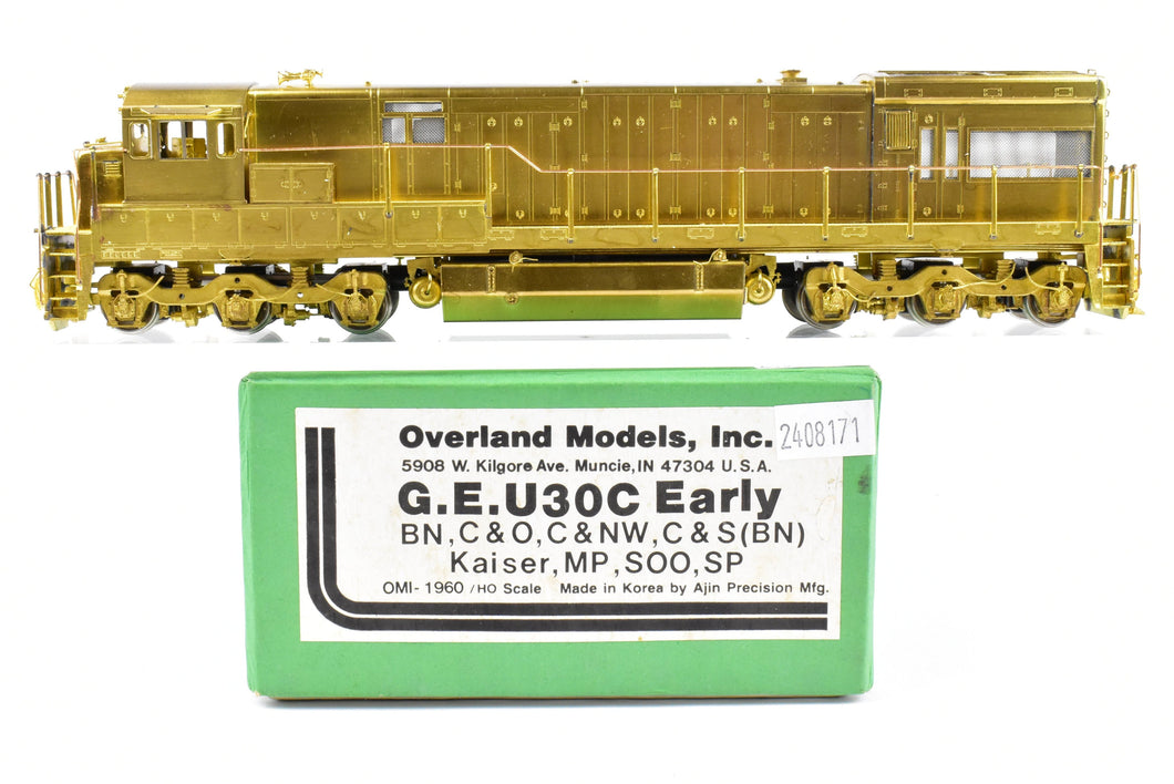 HO Brass OMI - Overland Models Inc. Various Roads GE U30C Early Version