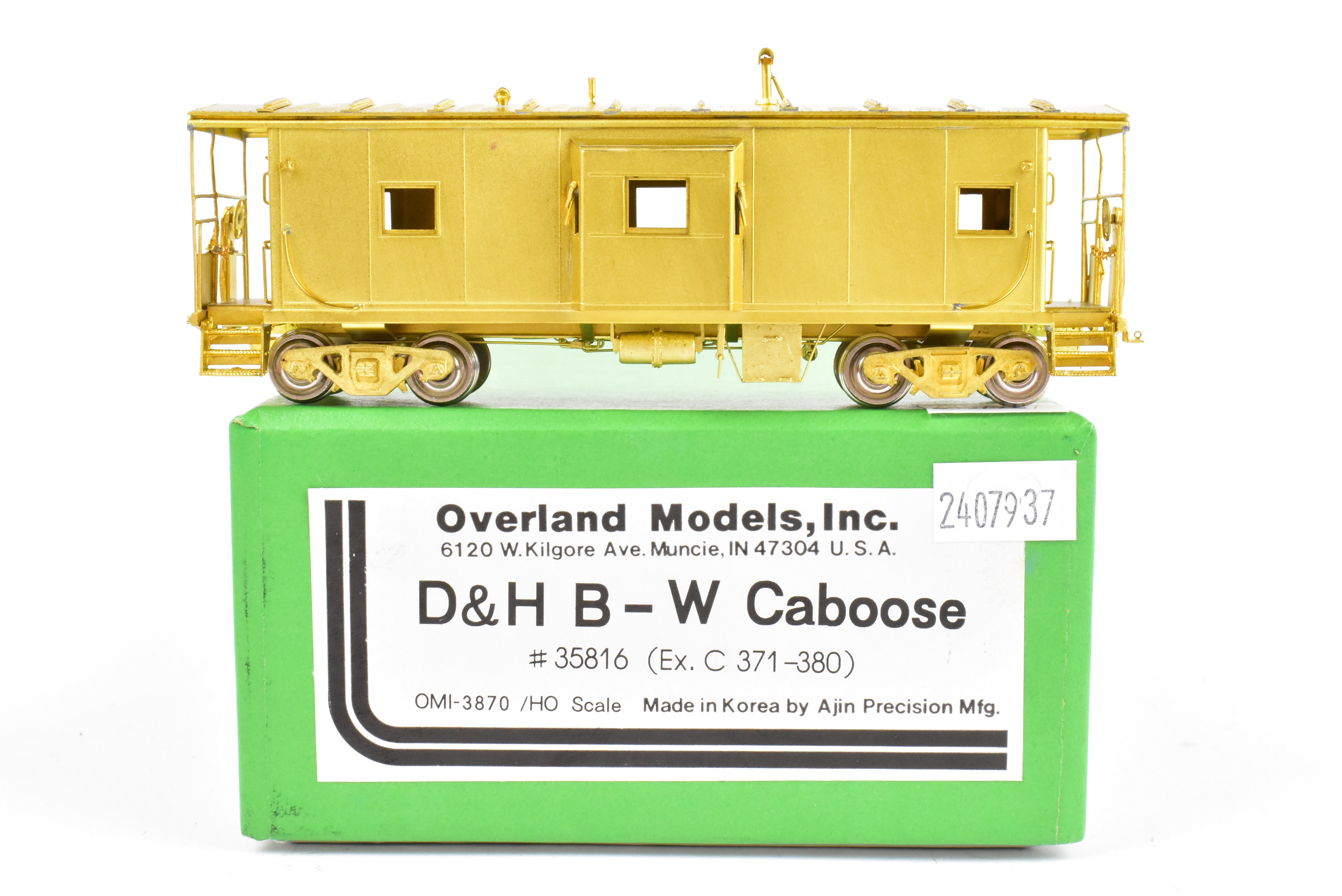 鉄道模型 Overland Models GN 30 Wood Caboose X246 HO Brass OMI - Overland Models, Inc. GN - Great Northern 30