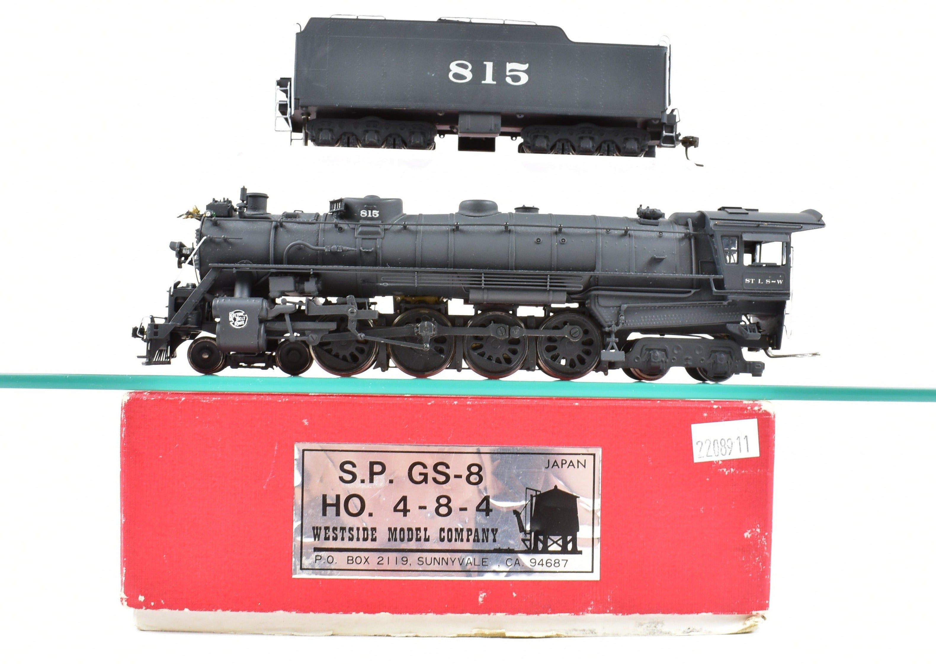 HO Brass Westside Model Co. SSW - Cotton Belt Class GS-8 4-8-4 SSW