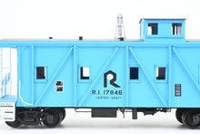 Load image into Gallery viewer, HO Brass OMI - Overland Models, Inc. CRI&amp;P - Rock Island Outside Braced Wood Caboose 2001 Run FP No. 17846 w/Modern Herald
