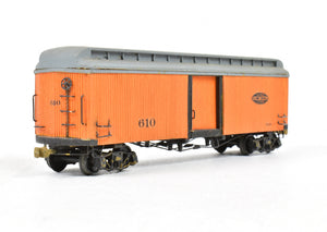 HO La Belle Woodworking IT - Illinois Terminal Freight/Baggage Trailer Built and Painted #610