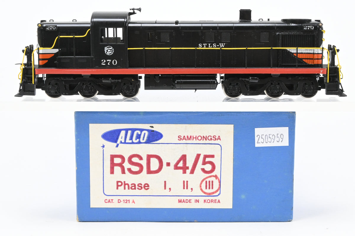 HO Brass Alco Models SSW - Cotton Belt ALCO RSD-4/5 Ph. III Road Switc ...