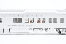 Load image into Gallery viewer, HO NEW Brass NBL - North Bank Line CB&amp;Q - Burlington Route Business Car #95 “General John.A. Hulen” in Solid Silver
