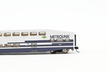 Load image into Gallery viewer, N Kato Metrolink EMD F40PH, Three Athearn Bombardier Coaches and One Control Car Factory Painted NO BOX

