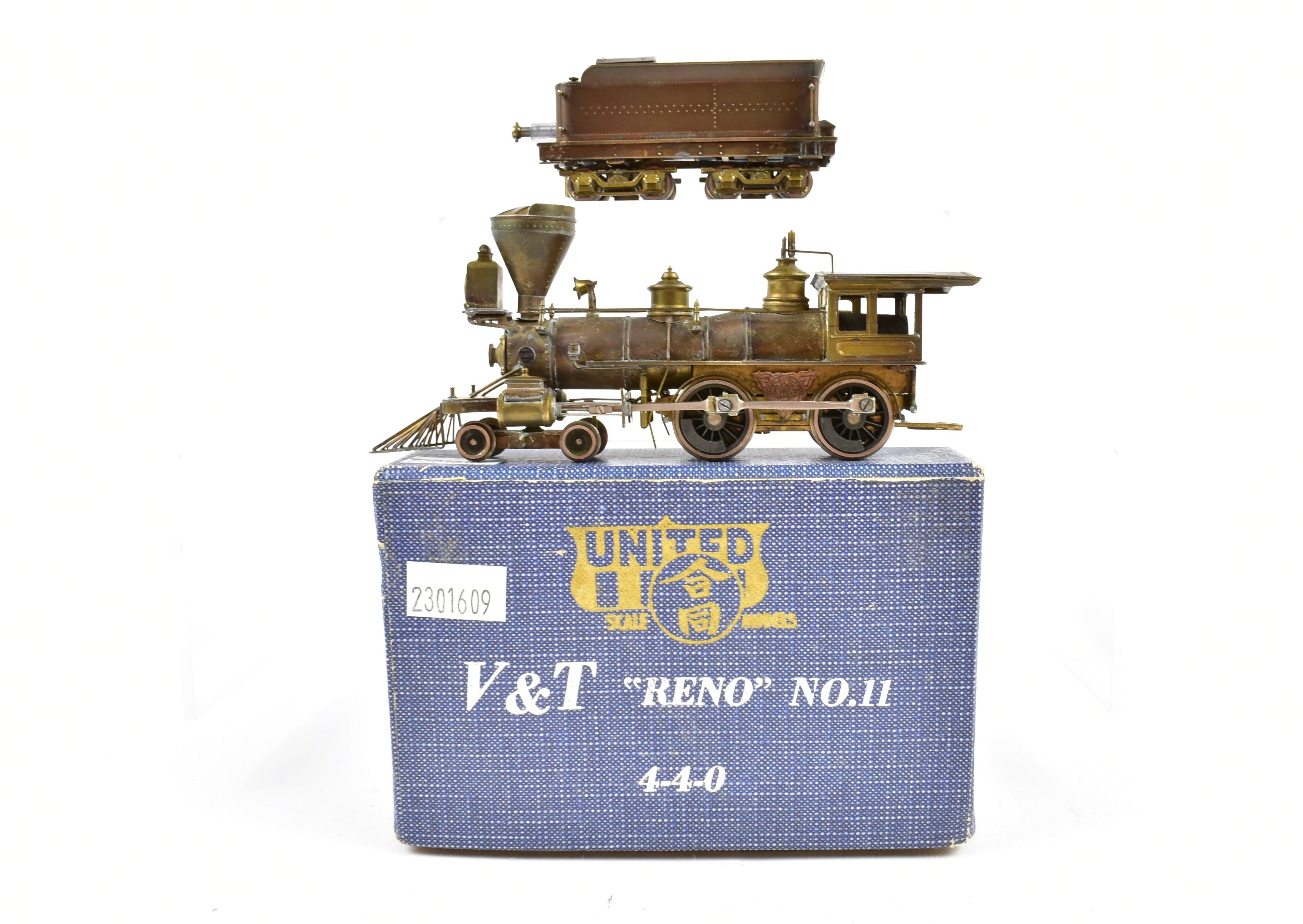 HO Brass PFM - United V&T - Virginia & Truckee 4-4-0 Reno No