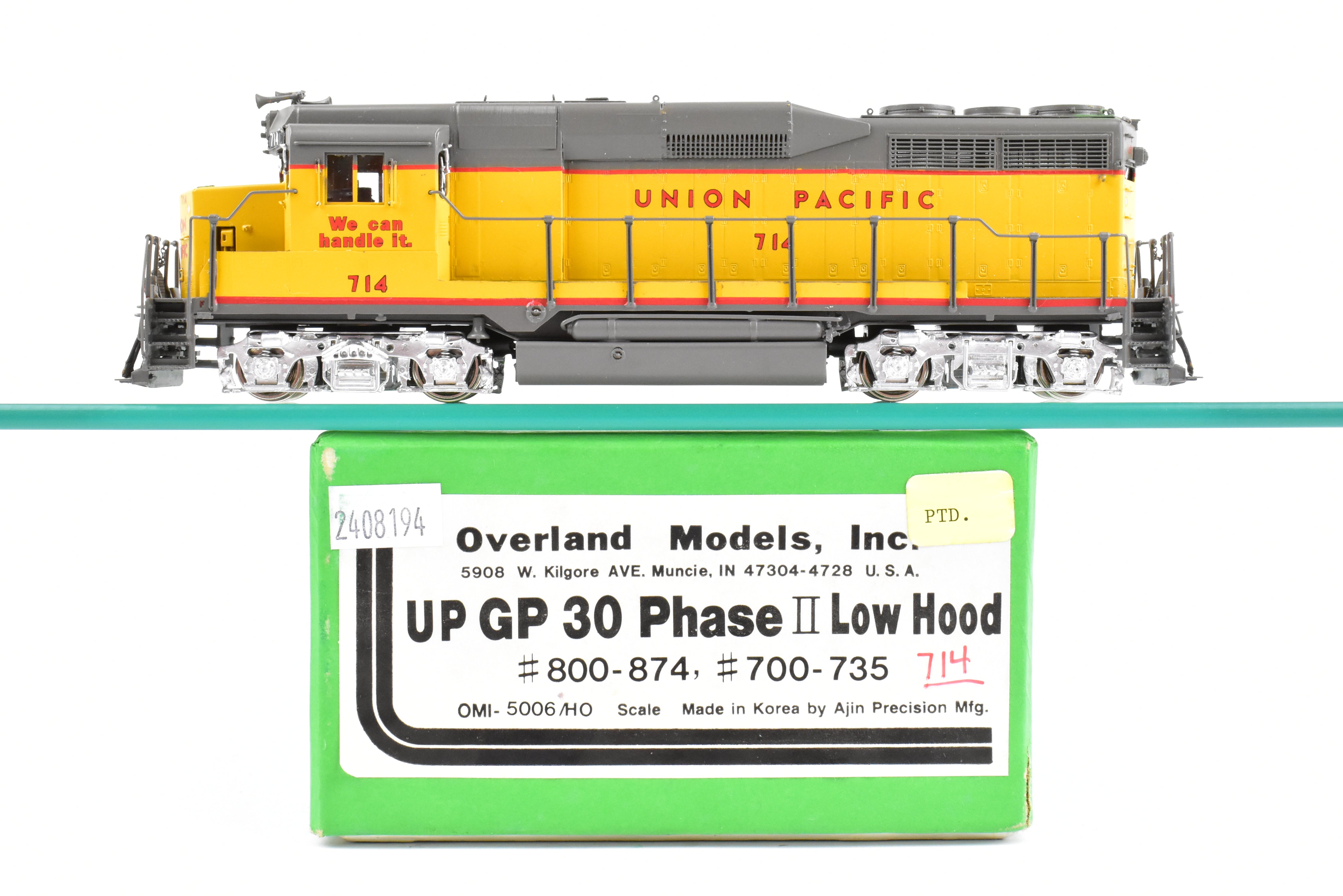 HO Brass OMI - Overland Models, Inc. UP - Union Pacific EMD GP30