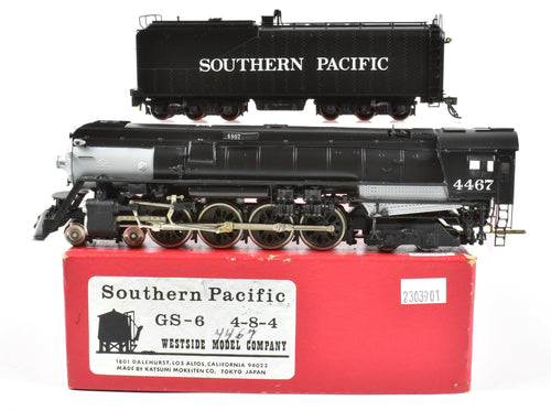 HO Brass Westside Model Co. SP - Southern Pacific Class GS-6 4-8-4 Custom Painted