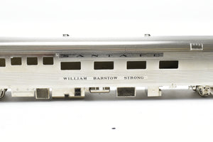 HO Brass Stewart Locomotive Works ATSF - Santa Fe Business Car #89 "William Barstow Strong" Plated and Lettered